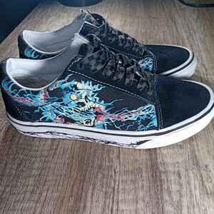 VANS Black Graphic Men's Shoes